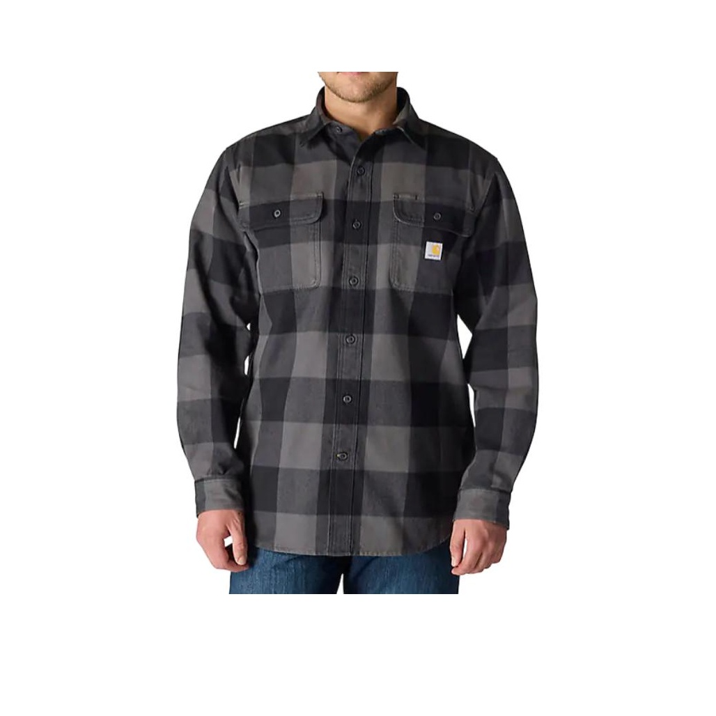 Flannel Plaid Shirt Heavy Weight - Carhartt FW25 107013 Bol Kesim Ağır