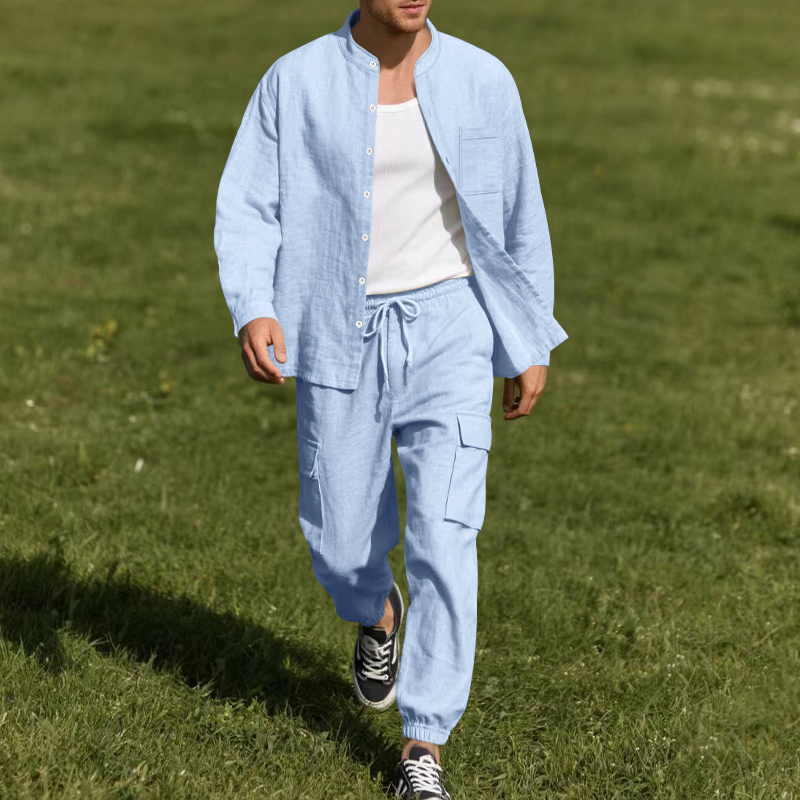 Erkek Keten Nefes Alabilen İki - Mens Linen Shirt Long Sleeve incelemesi ve fiyatı