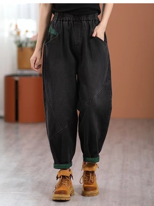Yıkanmış Harajuku Tarzı Büyük  - Jeans incelemesi ve fiyatı