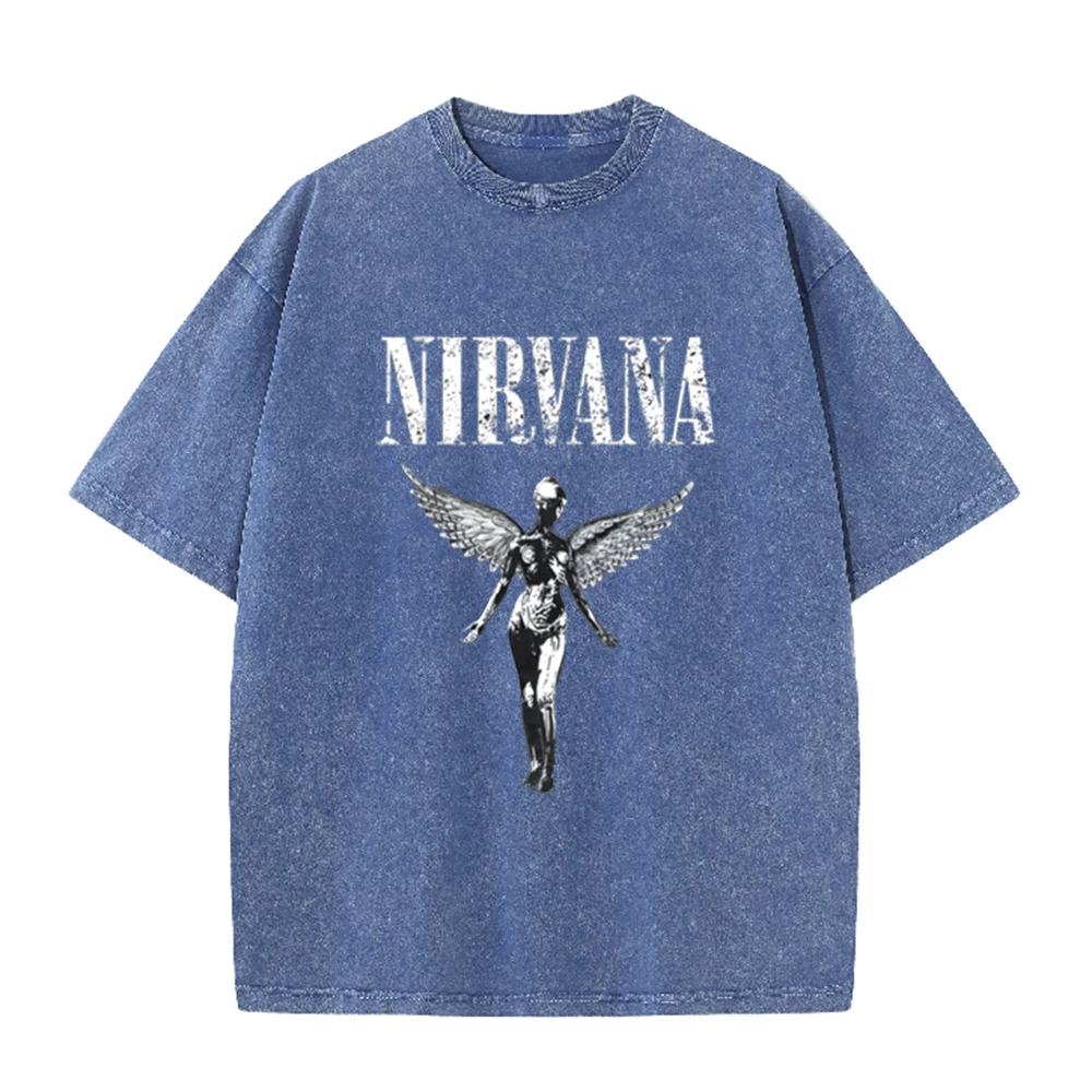 Retro Asit Yıkama Büyük Beden  - Acid Wash Vintage Graphic T Shirt incelemesi ve fiyatı