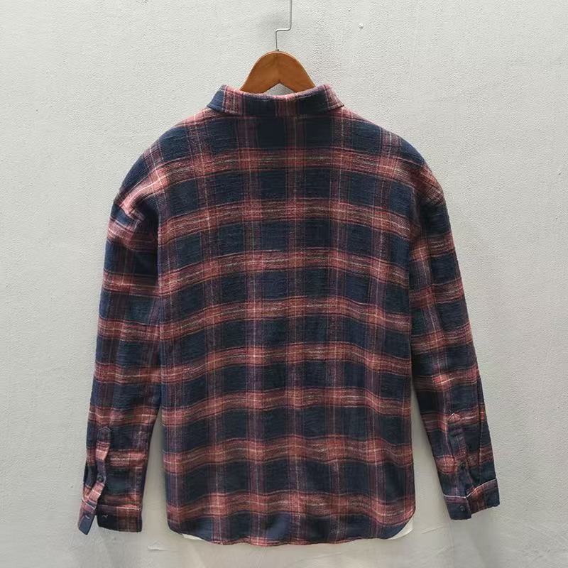 2026 İlkbahar/Sonbahar Yeni Ka - Flannel Plaid Shirt Heavy Weight incelemesi ve fiyatı