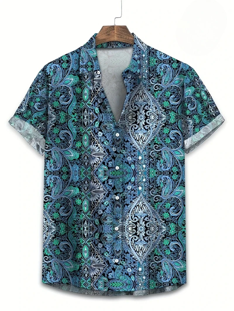 Mor Tabanlı Renkli Paisley Haw - Vintage Hawaiian Floral Shirt incelemesi ve fiyatı