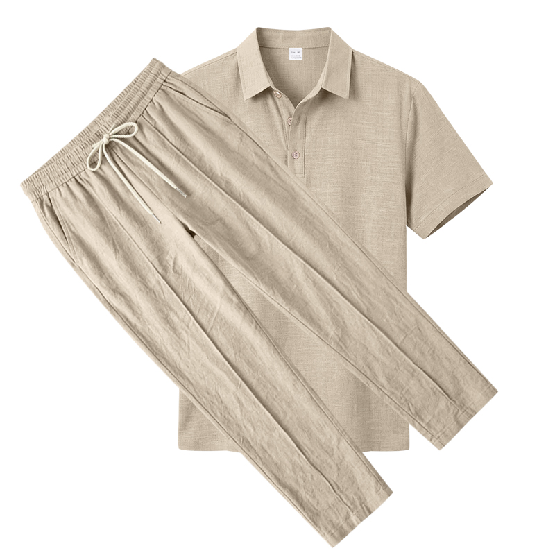 Erkek 2 Parça Polo Takımı Kısa - Mens Linen Shirt Long Sleeve incelemesi ve fiyatı