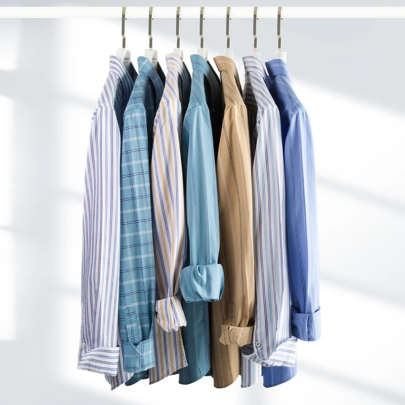 2023 yeni saf pamuk Oxford erk - Oxford Cotton Casual Shirt Business incelemesi ve fiyatı